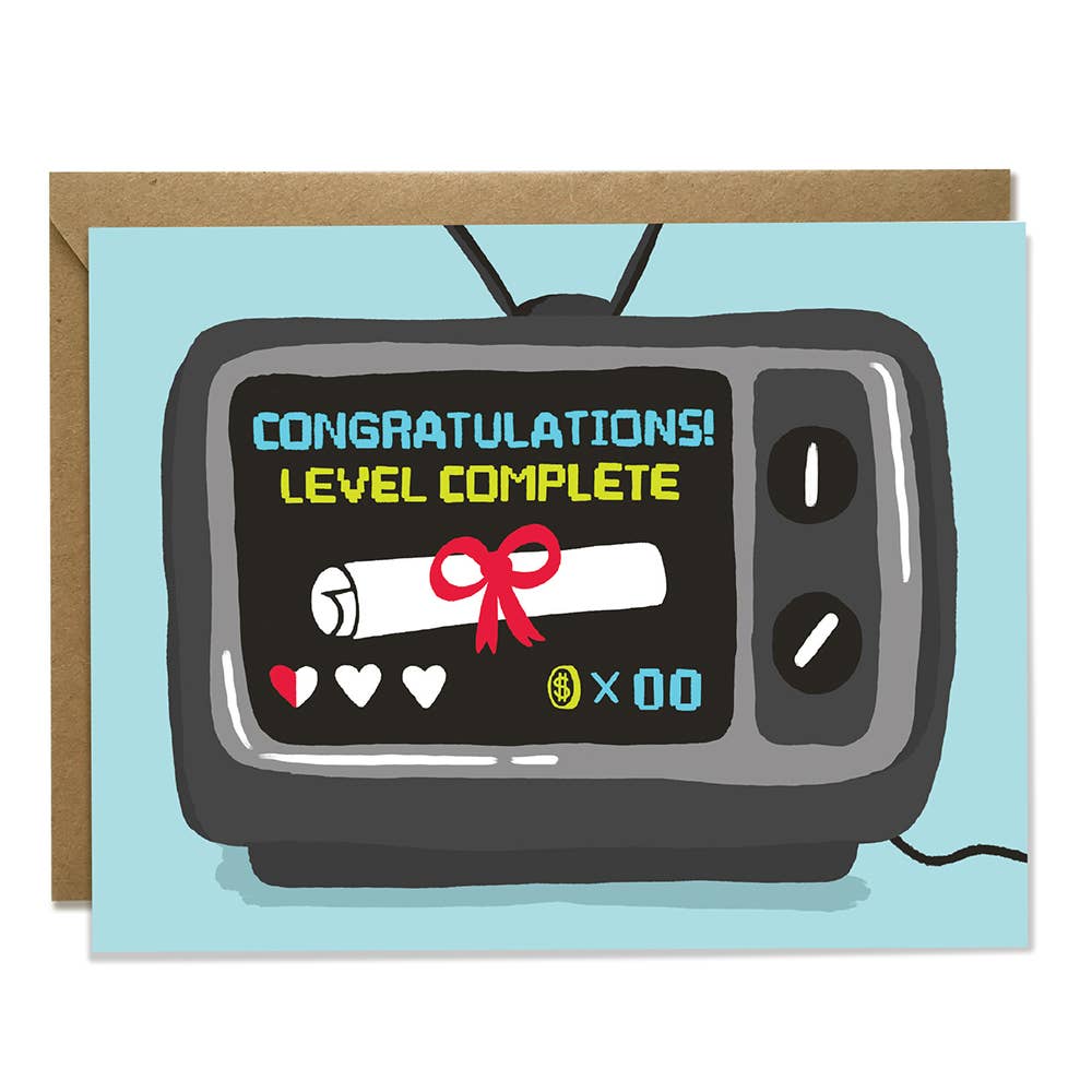 Video Game Graduation Card
