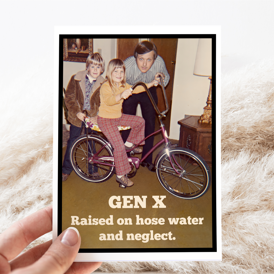 Gen X Greeting Card