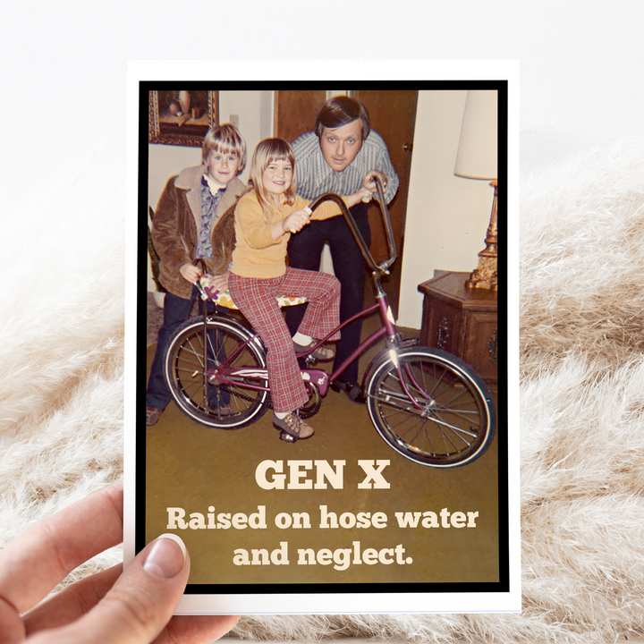 Gen X Greeting Card
