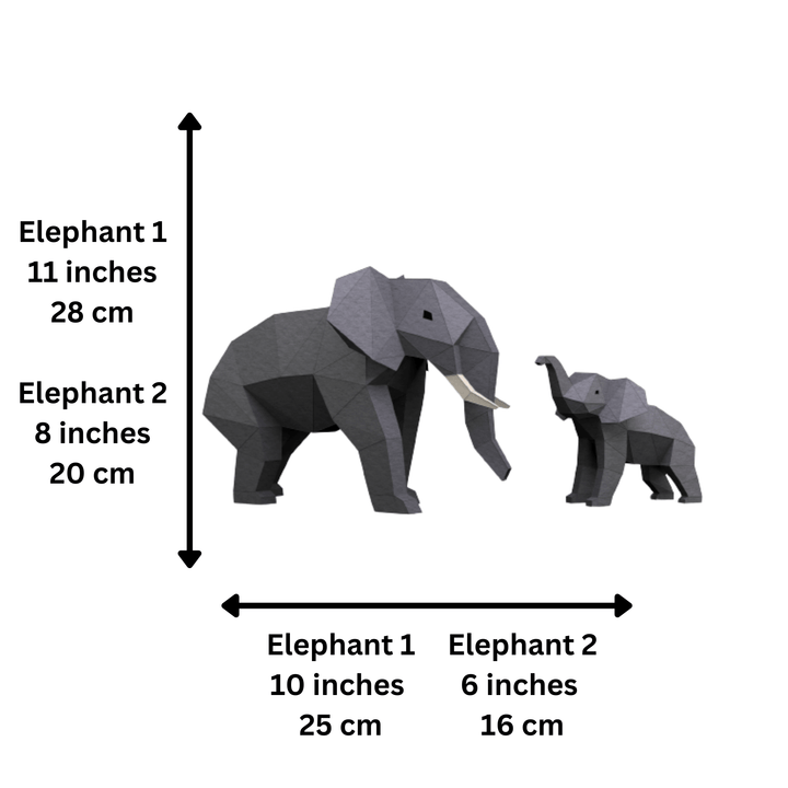 Origami Elephants Craft Kit