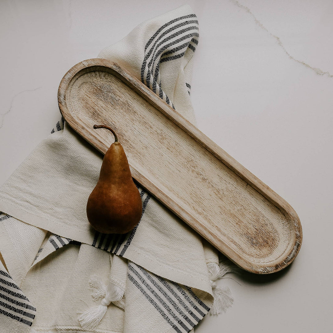 Rustic Wood Tray, Large