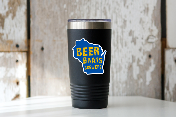 Beer Brats Brewers Sticker