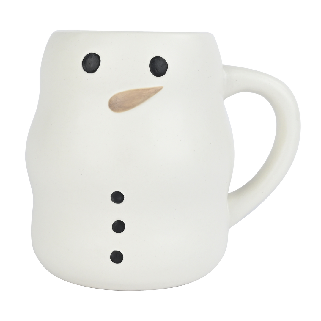 Snowman Ceramic Mug, 21 oz