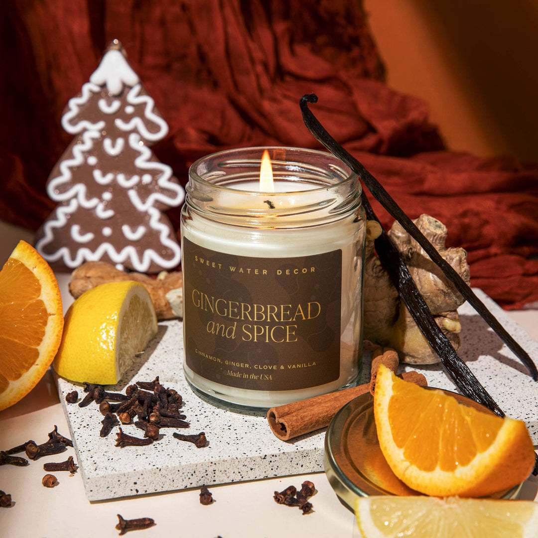 Gingerbread and Spice Soy Candle, 4 Sizes