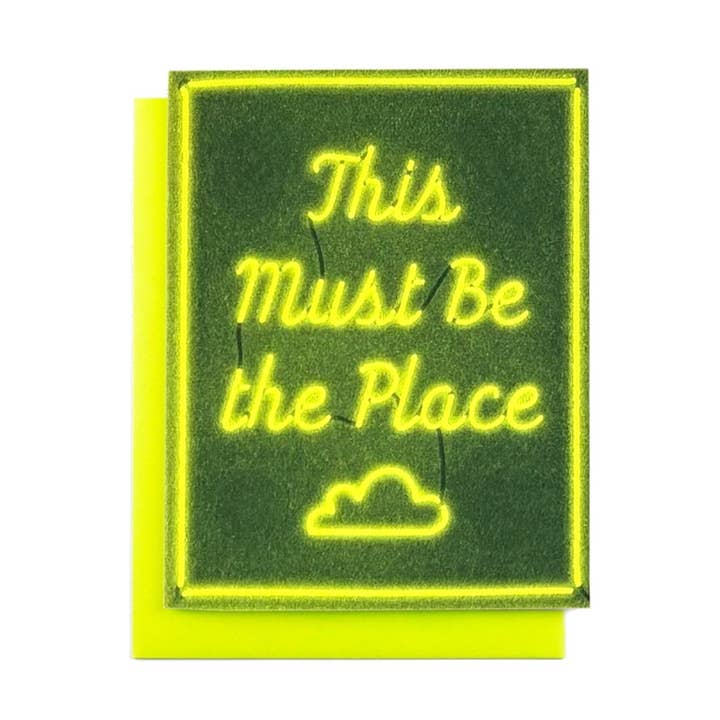 Neon New Home Card