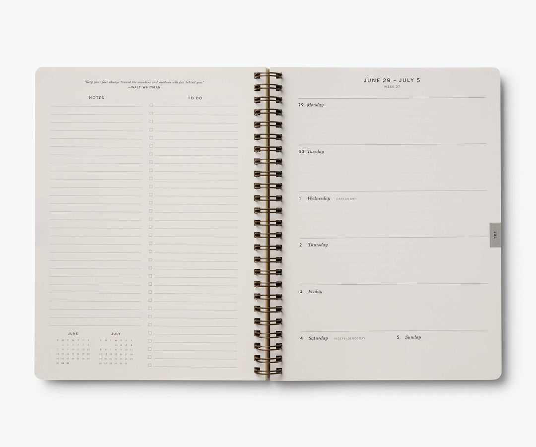 2026 Dahlia 12-Month Softcover Spiral Planner