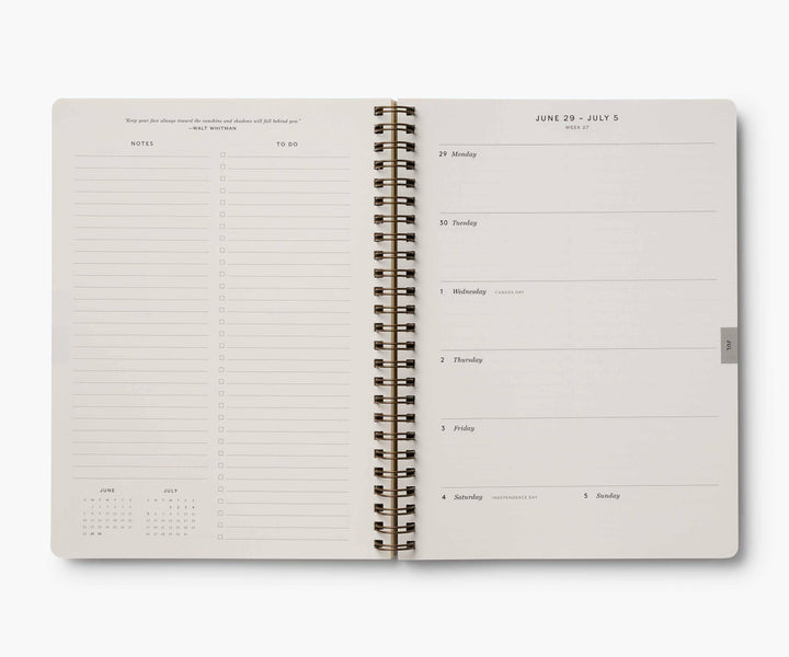 2026 Dahlia 12-Month Softcover Spiral Planner