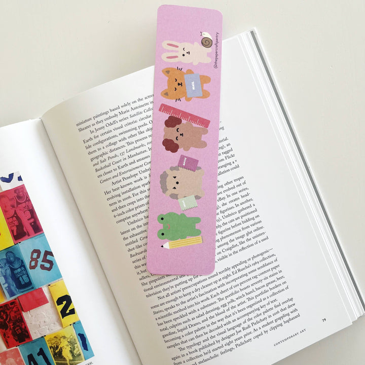Paper Bookmark, 4 Designs