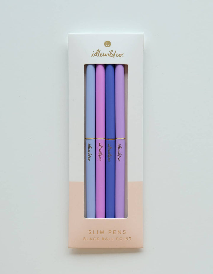 Slim Pen, Set of 4, 5 Colors