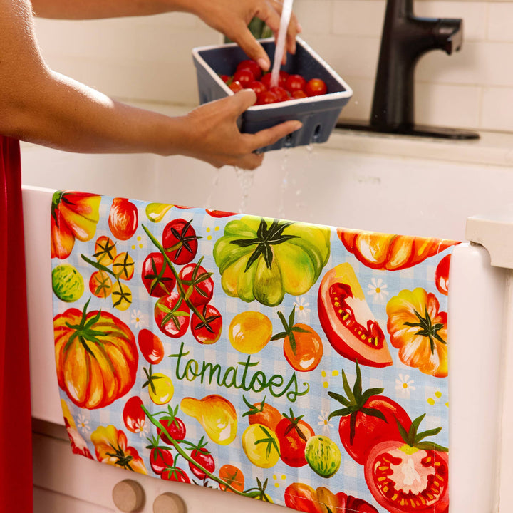 Tomatoes Cotton Tea Towel