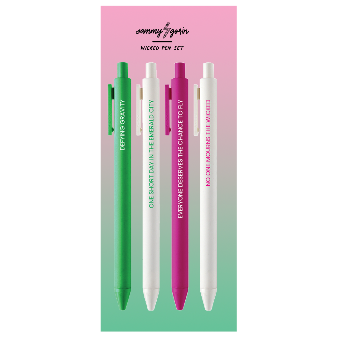 Wicked Pens, Set of 4