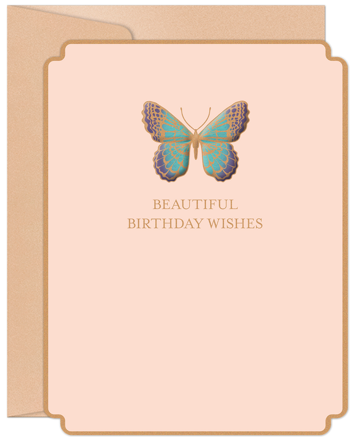 Beautiful Butterfly Birthday Card