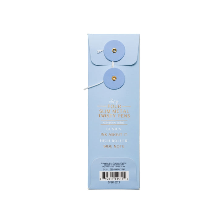 Confidence Slim Pens, Set of 4