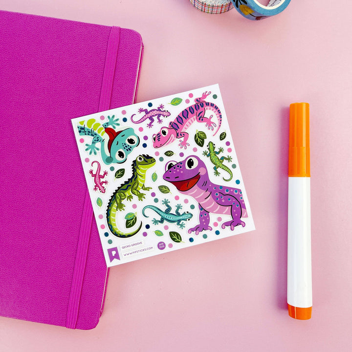 Gecko Groove Stickers