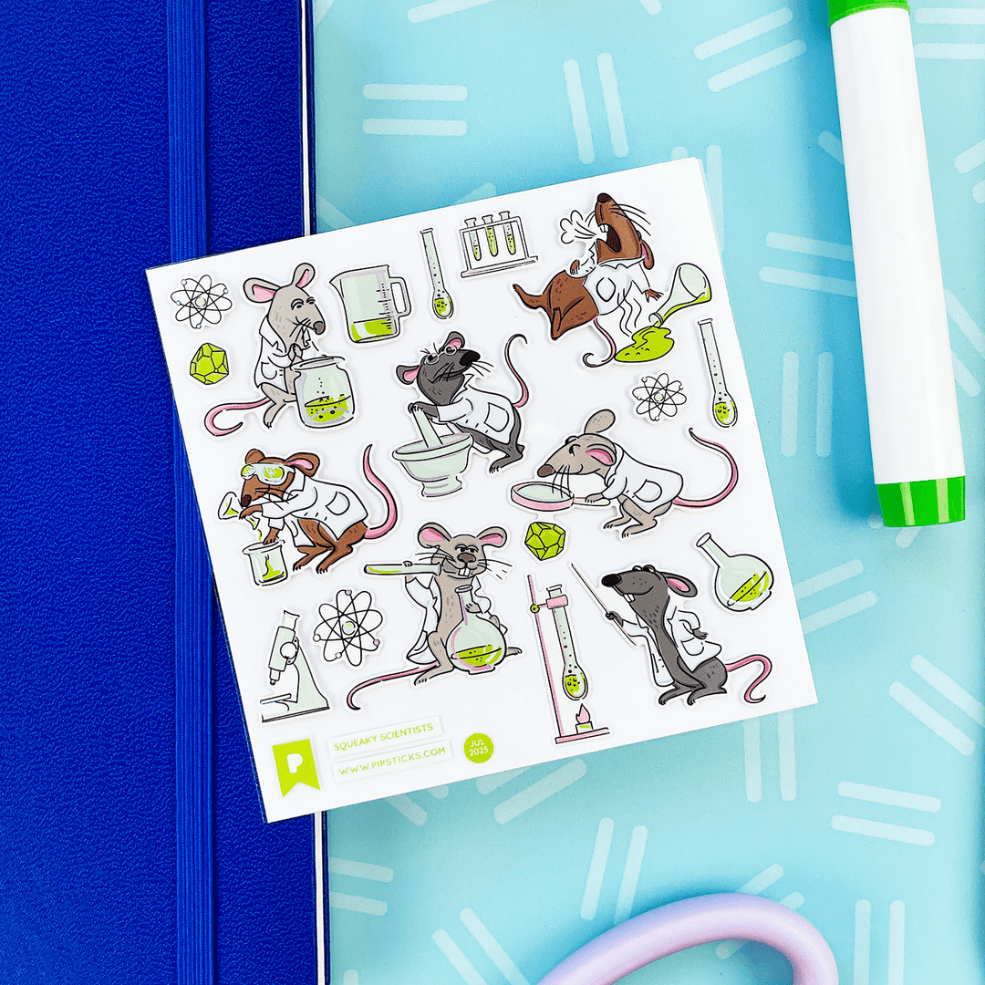 Squeaky Scientists Stickers