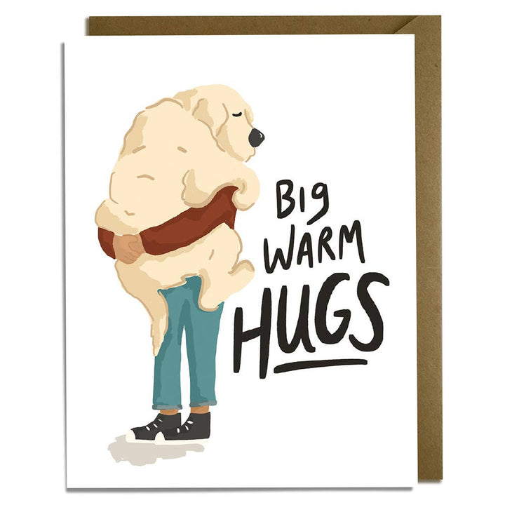 Dog Hug Sympathy Card