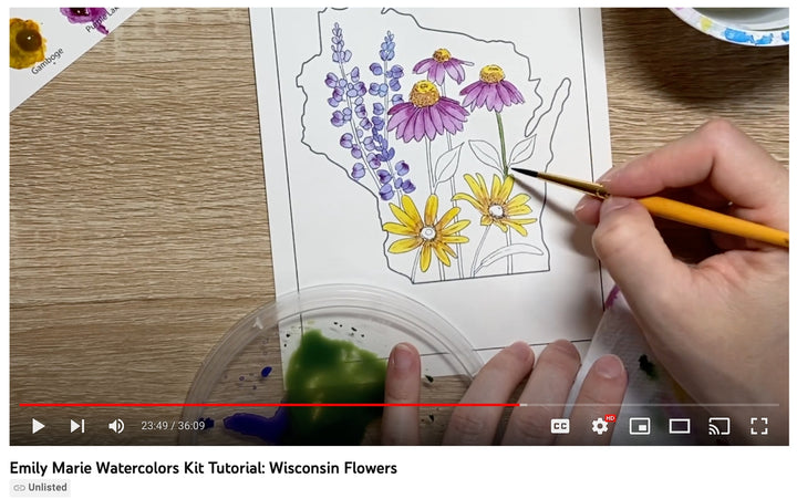 Watercolor Date Night Kit, 4 Designs