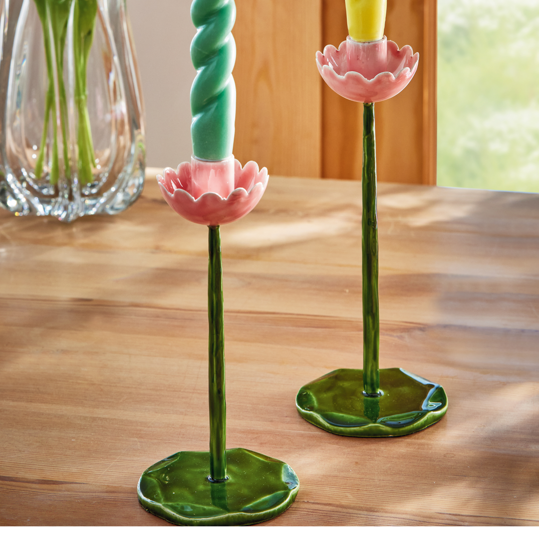 Flower Taper Holder, 2 Sizes