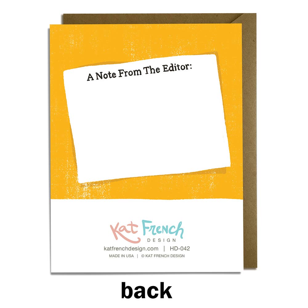 Fill in the Blank Father's  Day Card