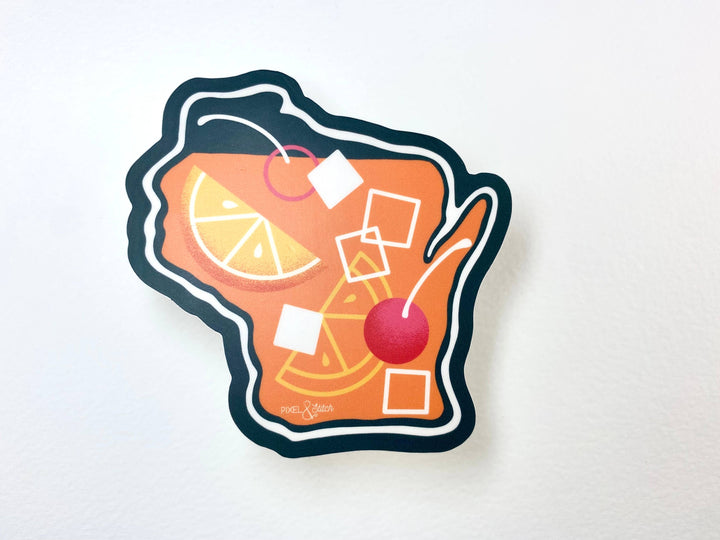 Old Fashioned Vinyl Sticker