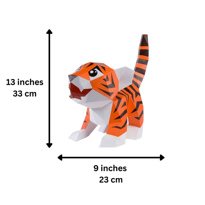 Origami Tiger Cub Craft Kit