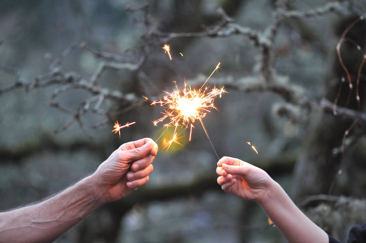 Sparkler Wand Candle, Gold