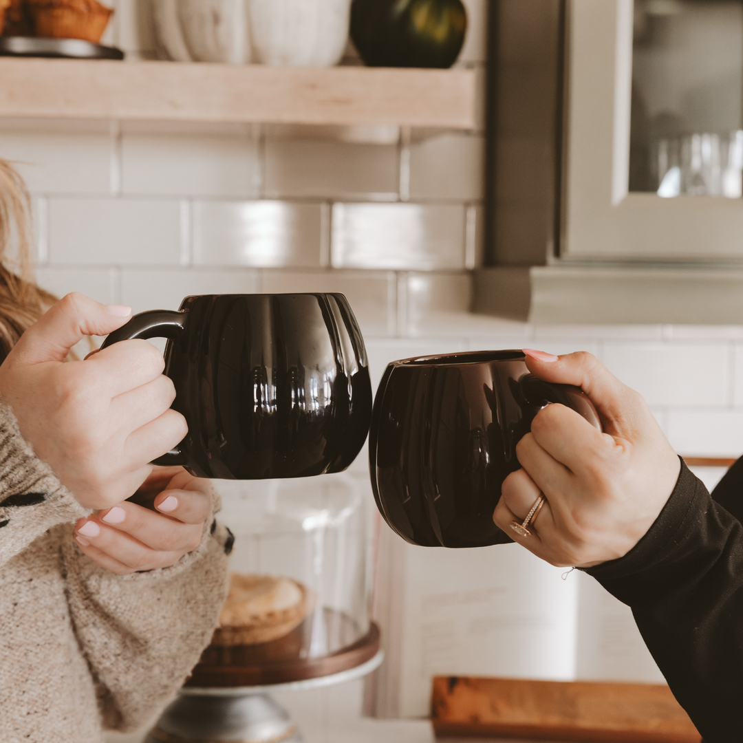 Black Pumpkin Mug, 19 oz