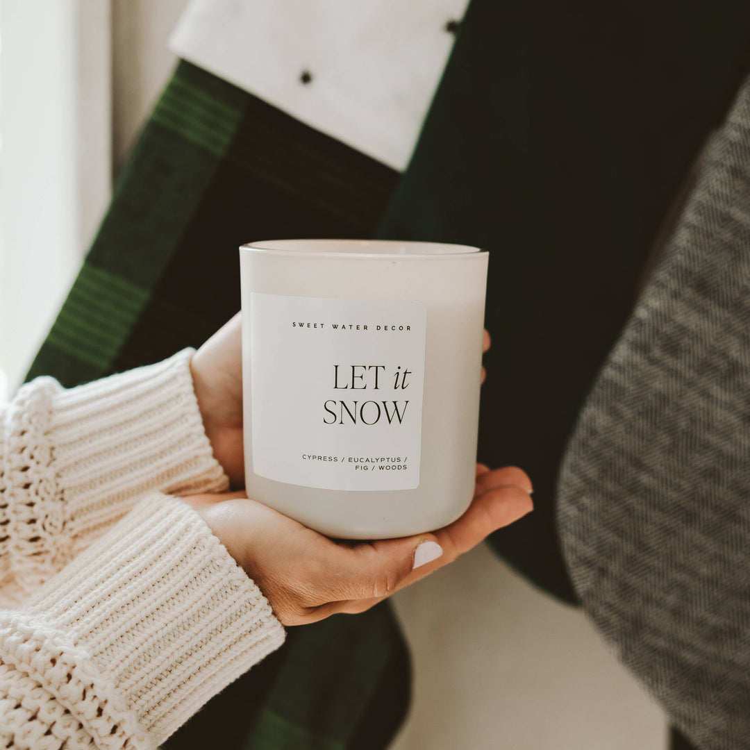 Let It Snow Soy Candle, 15 oz