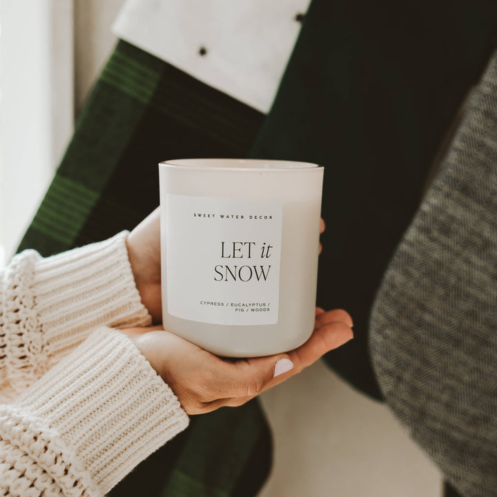 Let It Snow Soy Candle, 15 oz