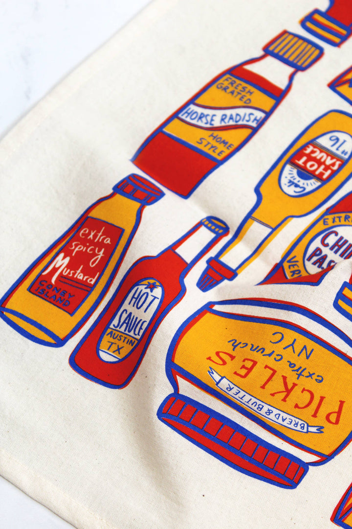 Condiments Tea Towel