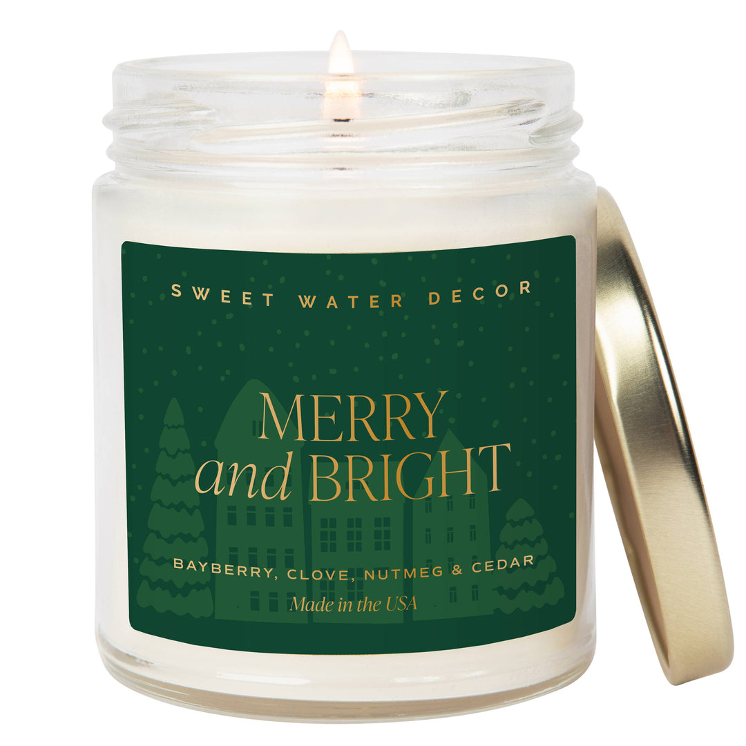 Merry and Bright Soy Candle, 4 Sizes