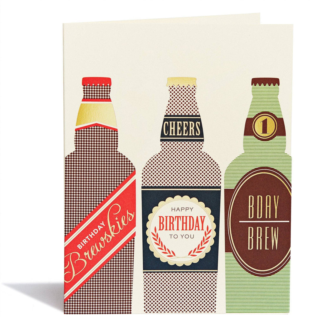 Brewskies Birthday Card