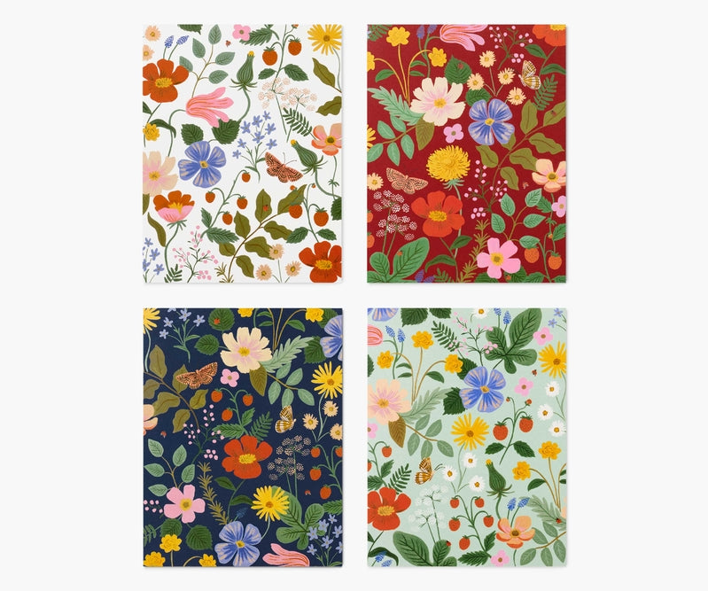 Boxed Cards, Strawberry Fields, Set of 8 Assorted