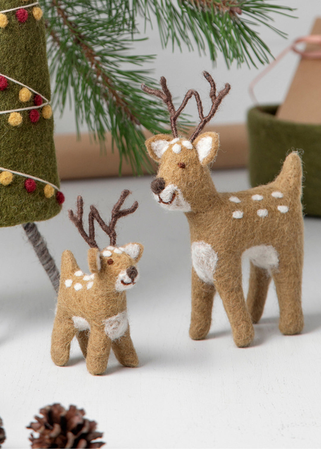 Felt Deer Ornament