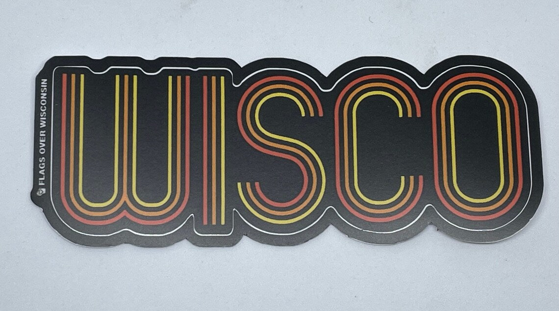 Wisco Disco Vinyl Sticker