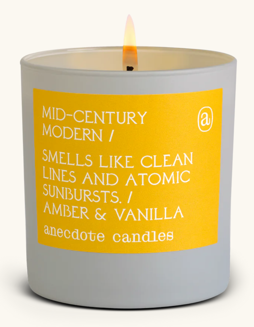 Mid Century Modern Candle, 9 oz boxed tumbler