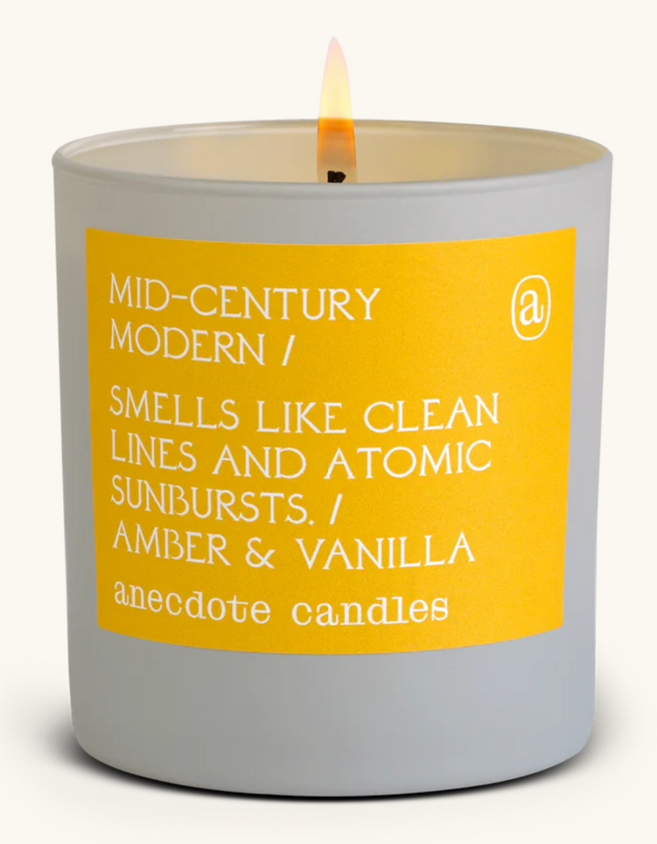 Mid Century Modern Candle, 9 oz boxed tumbler