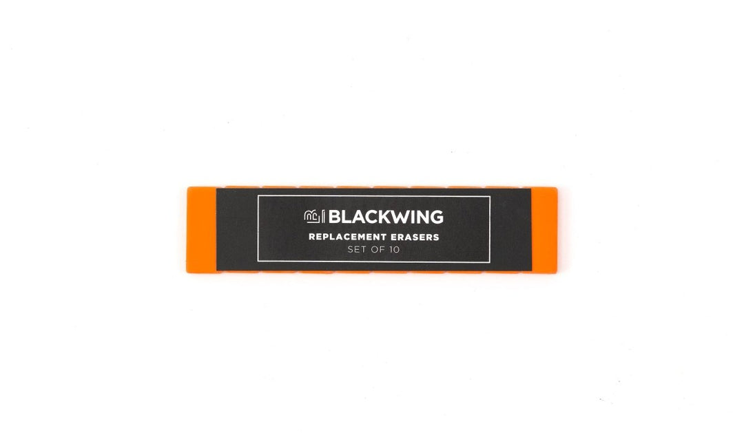 Blackwing Replacement Erasers, Pack of 10, 4 Colors