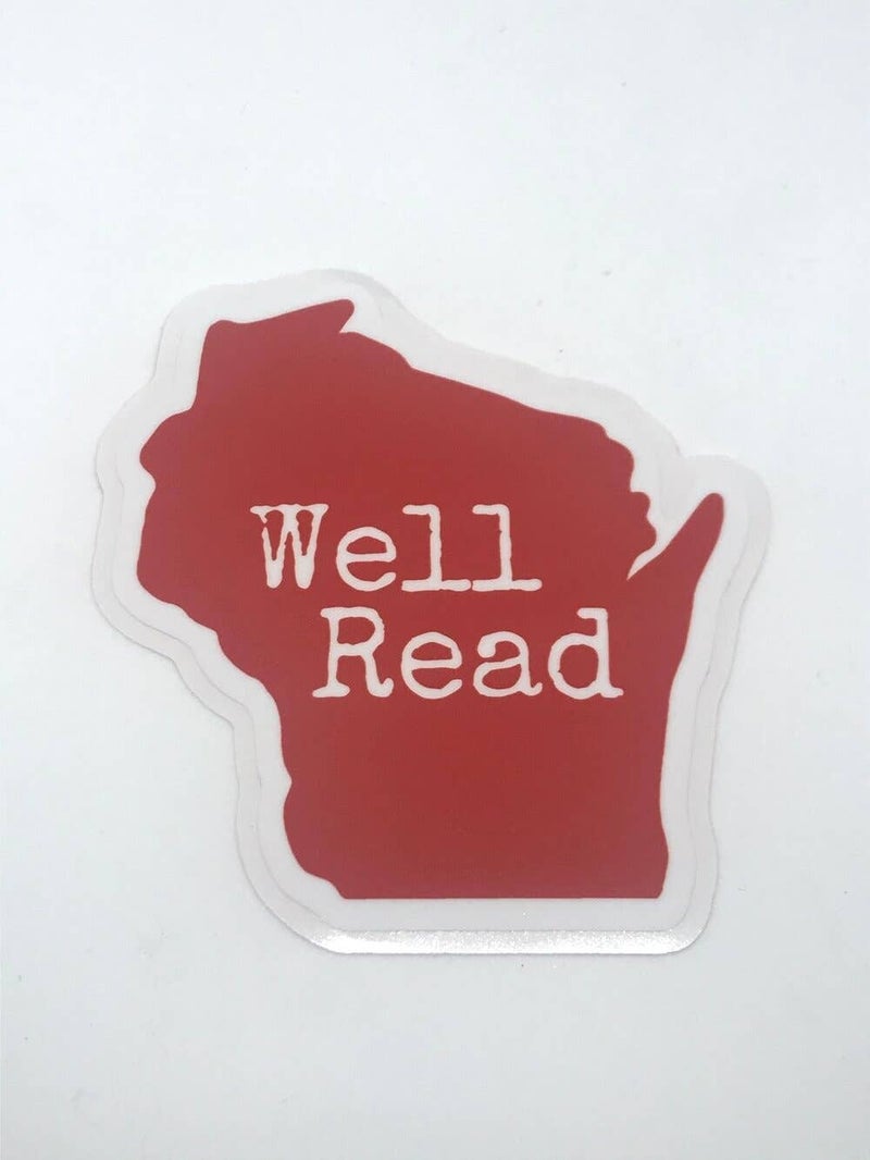 Well Read Wisco Vinyl Sticker