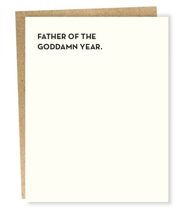 Father Of The Year Card