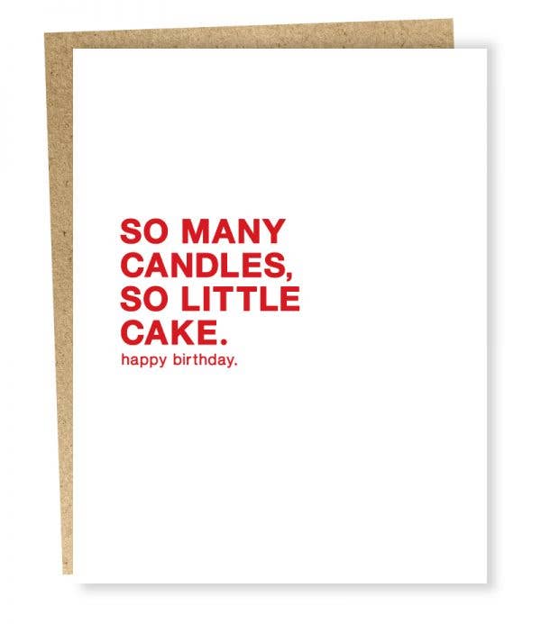 Candles Birthday Card