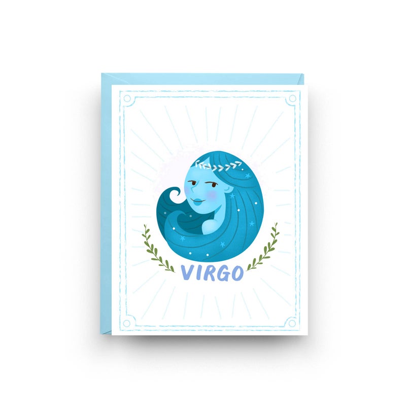 Zodiac Card, Virgo