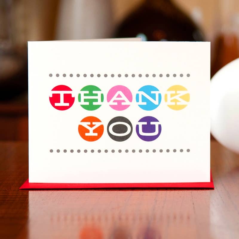 Thanks A Dot Thank You Card Mood Janesville