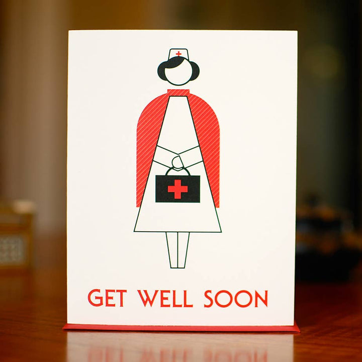 Nurse With A Purse Get Well Card