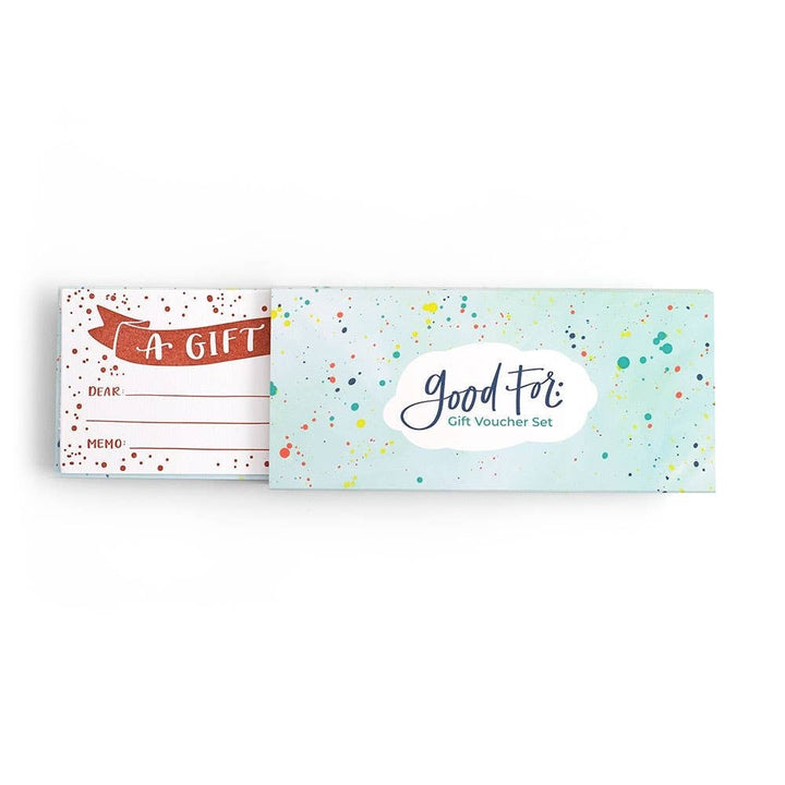 Good For: Speckle Gift Voucher Set