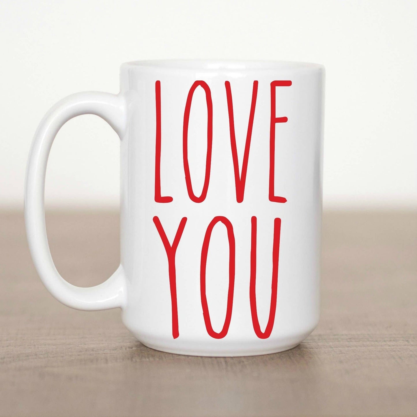 Love You Mug, 15 oz.