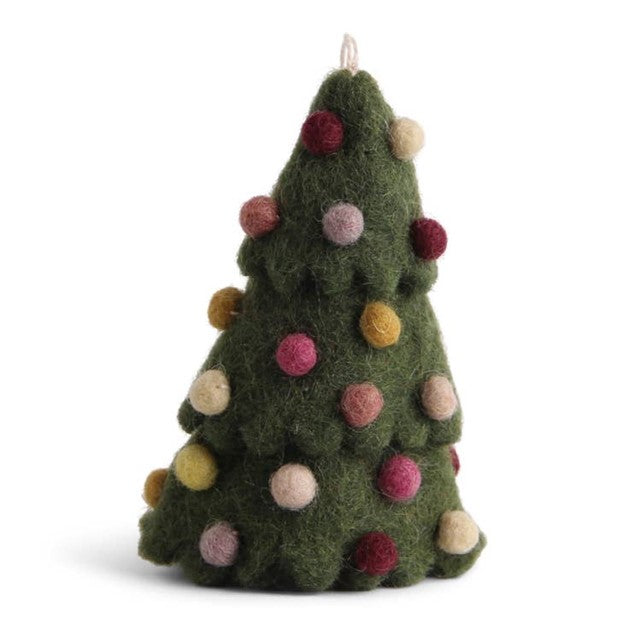 Felt Tree Ornament, 2 Styles