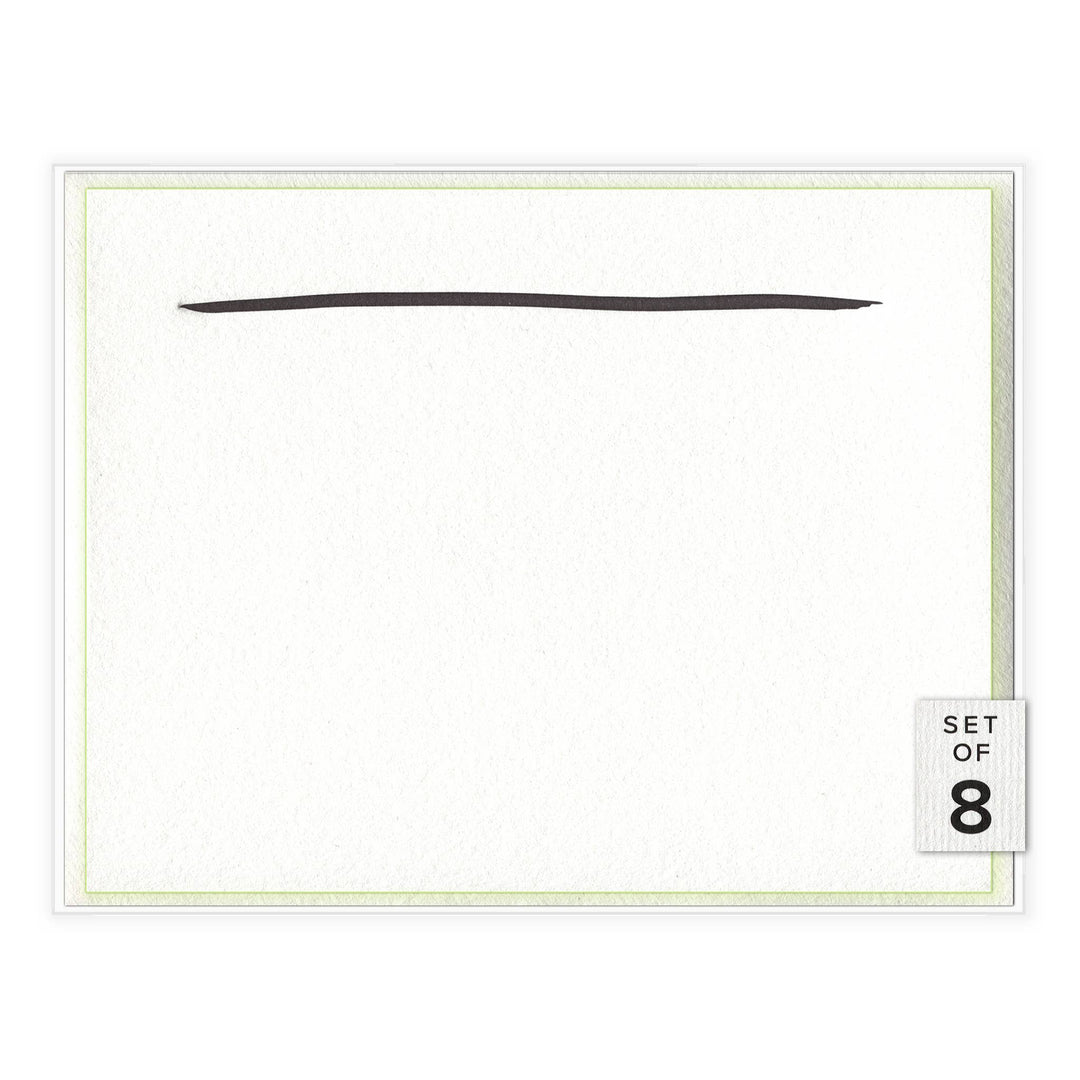 Boxed Cards, Brush Strokes, Set of 8