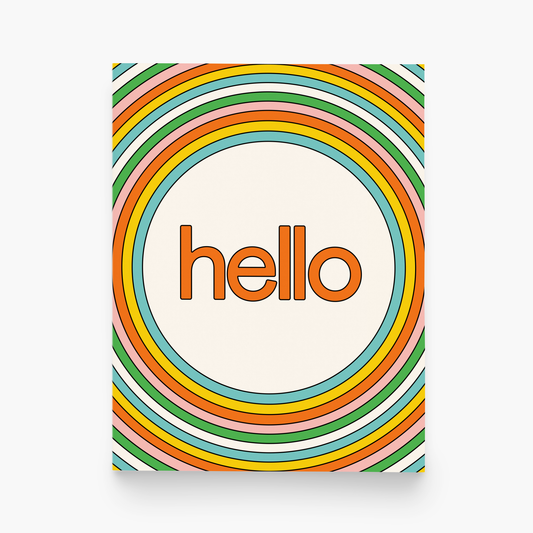 Hello Circles Card