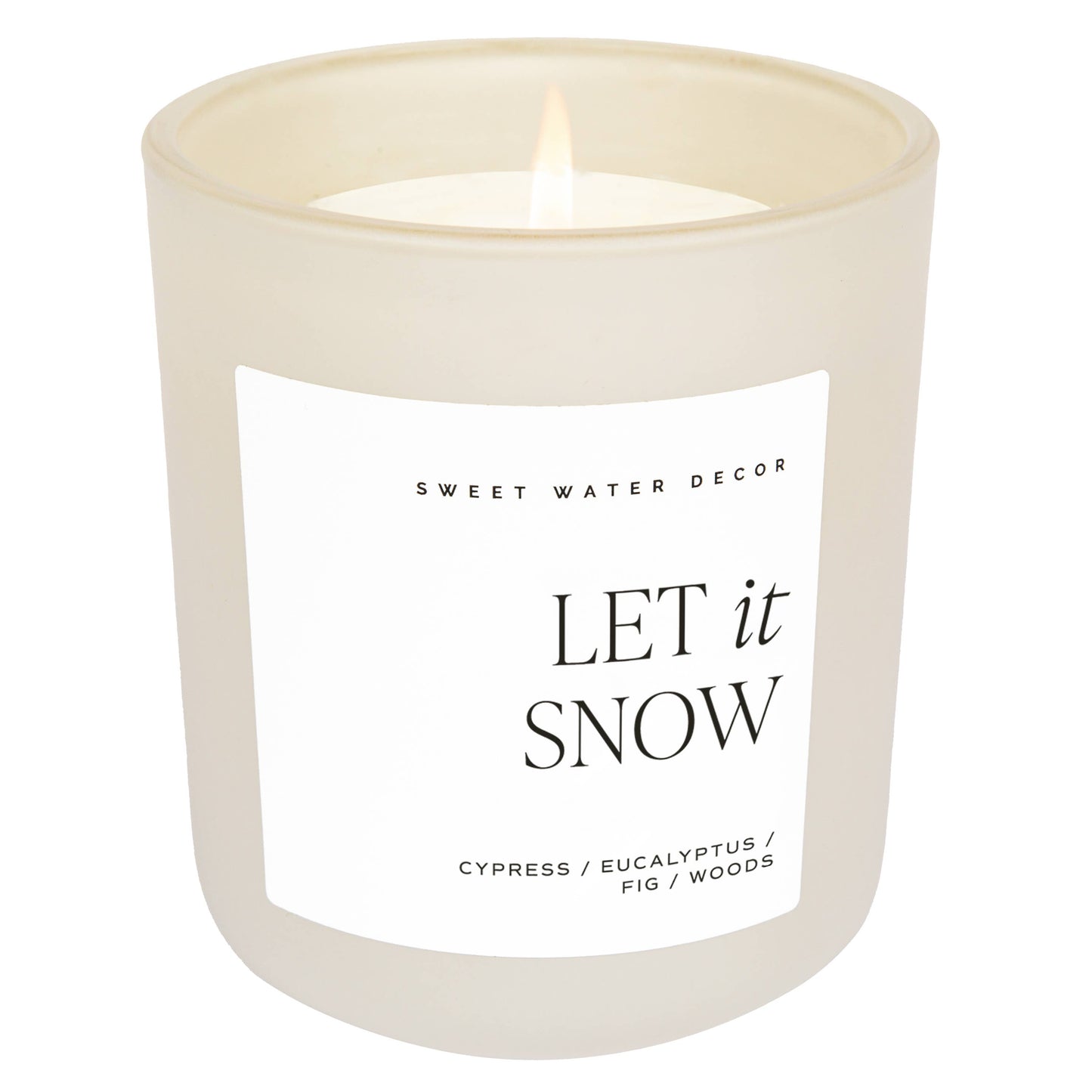Let It Snow Soy Candle, 15 oz